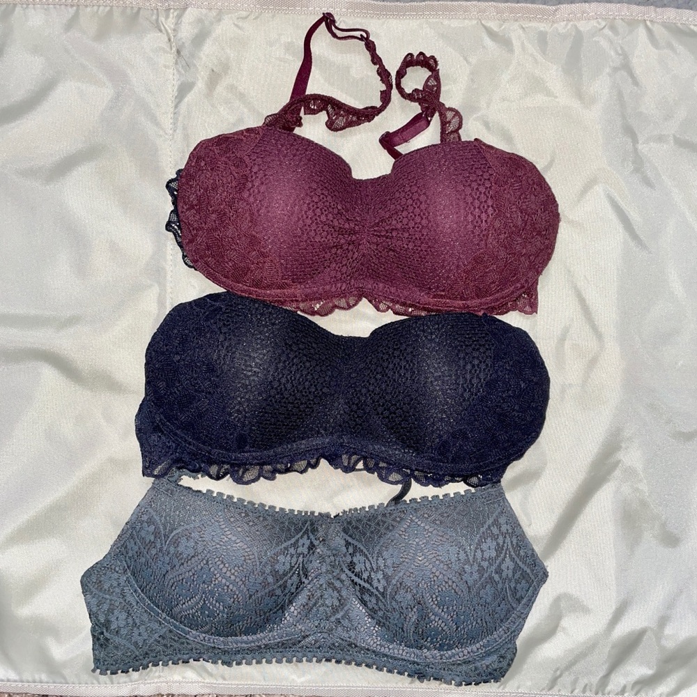 3 Size Small Aerie Lightly Padded Bras